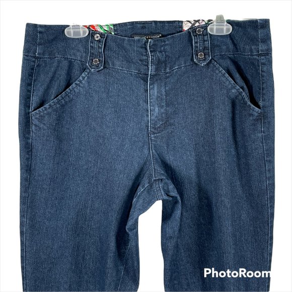 Preswick & Moore Women's Capri Cropped Denim jeans Petite Size 16P - Picture 2 of 5